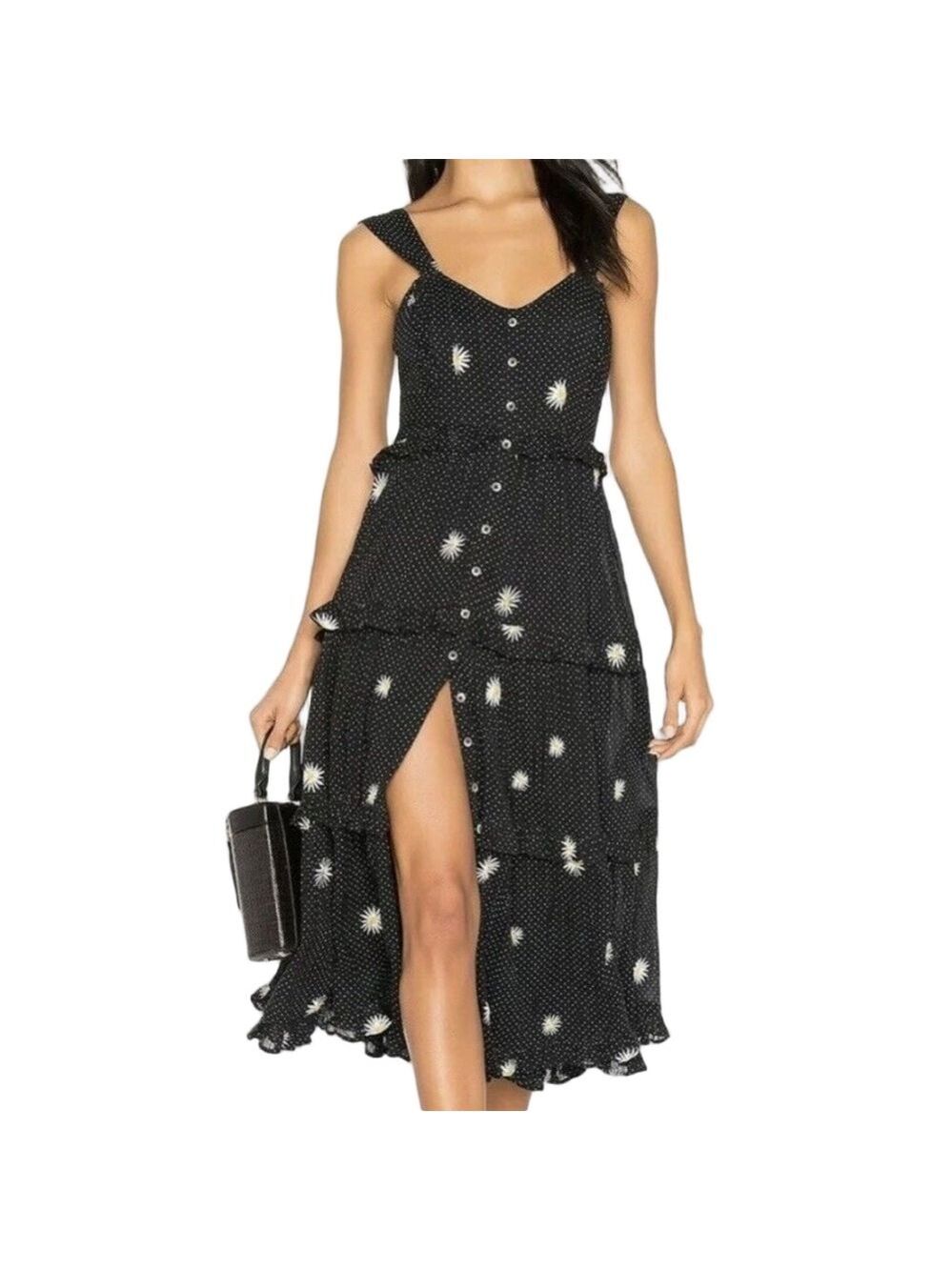 Free People Daisy Chain Embroidered Dress